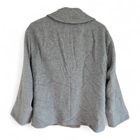 J.Jill Womens Wool Blend Pea Coat Small With Button Closure & Pockets - Picture 3 of 6